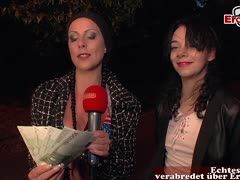 Videocasting in Deutschland mit Khadisha Latina und einem Unbekannten